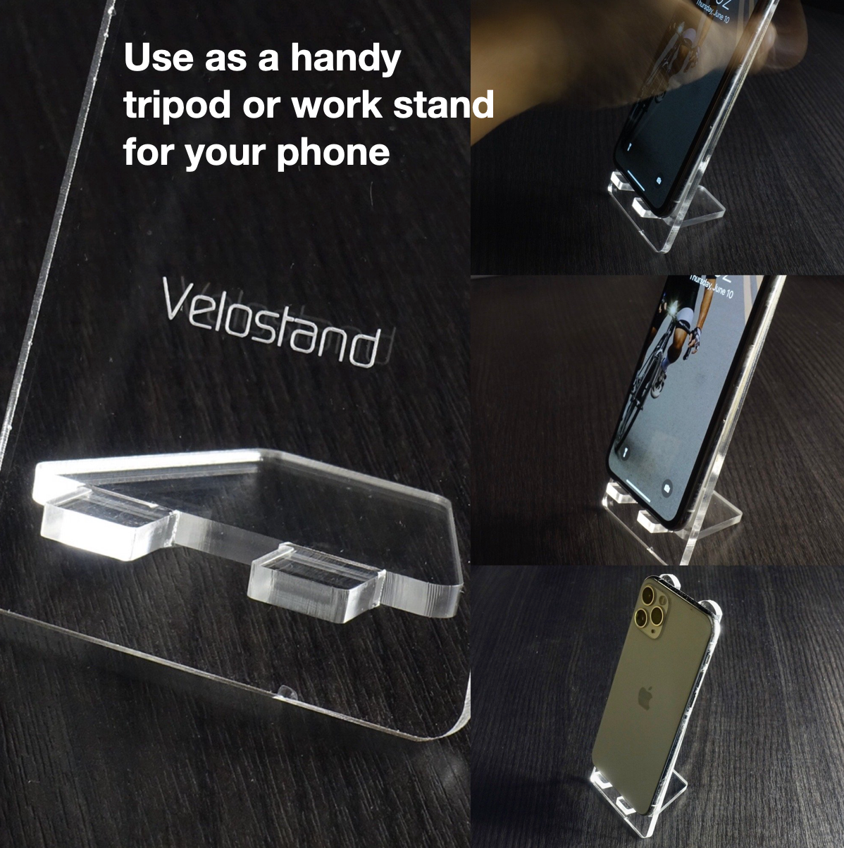 Velostand XL Bike Stand + Phone attachment (2-in-1 BUNDLE)